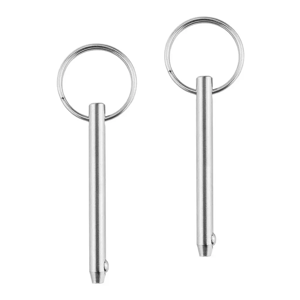 2x 316 Stainless Steel Quick Release 5x76mm Pin Bimini Boat Pin Detent