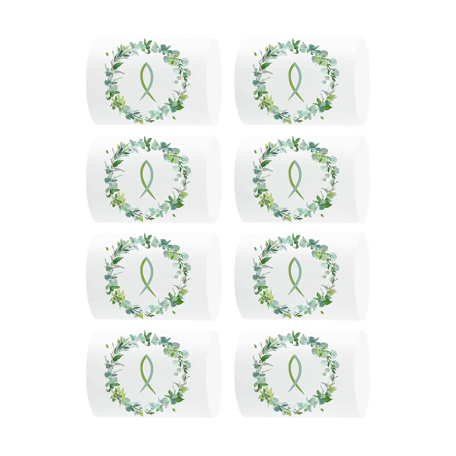 8Pcs Votive Wraps for LED Tealight Candles Party Tea Light Candle Covers
