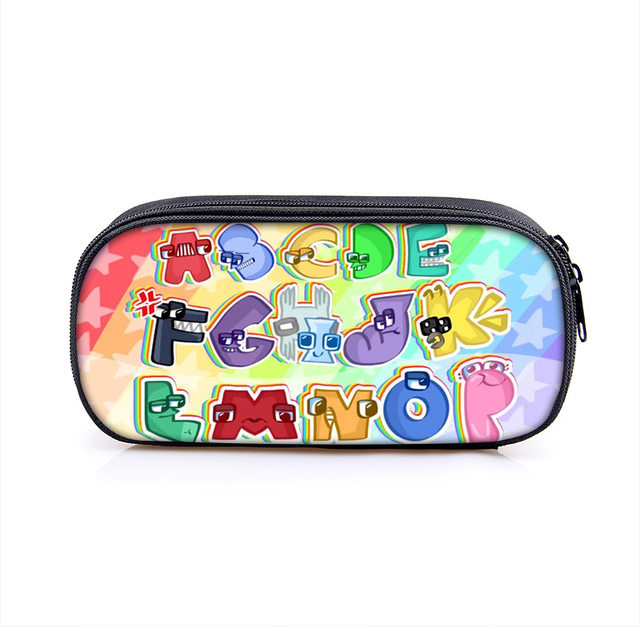 Alphabet Lore Alphabet Legend Separated Layer Pencil Case Korean Version  Pencil Case Student Pencil Case, Check Out Today's Deals Now