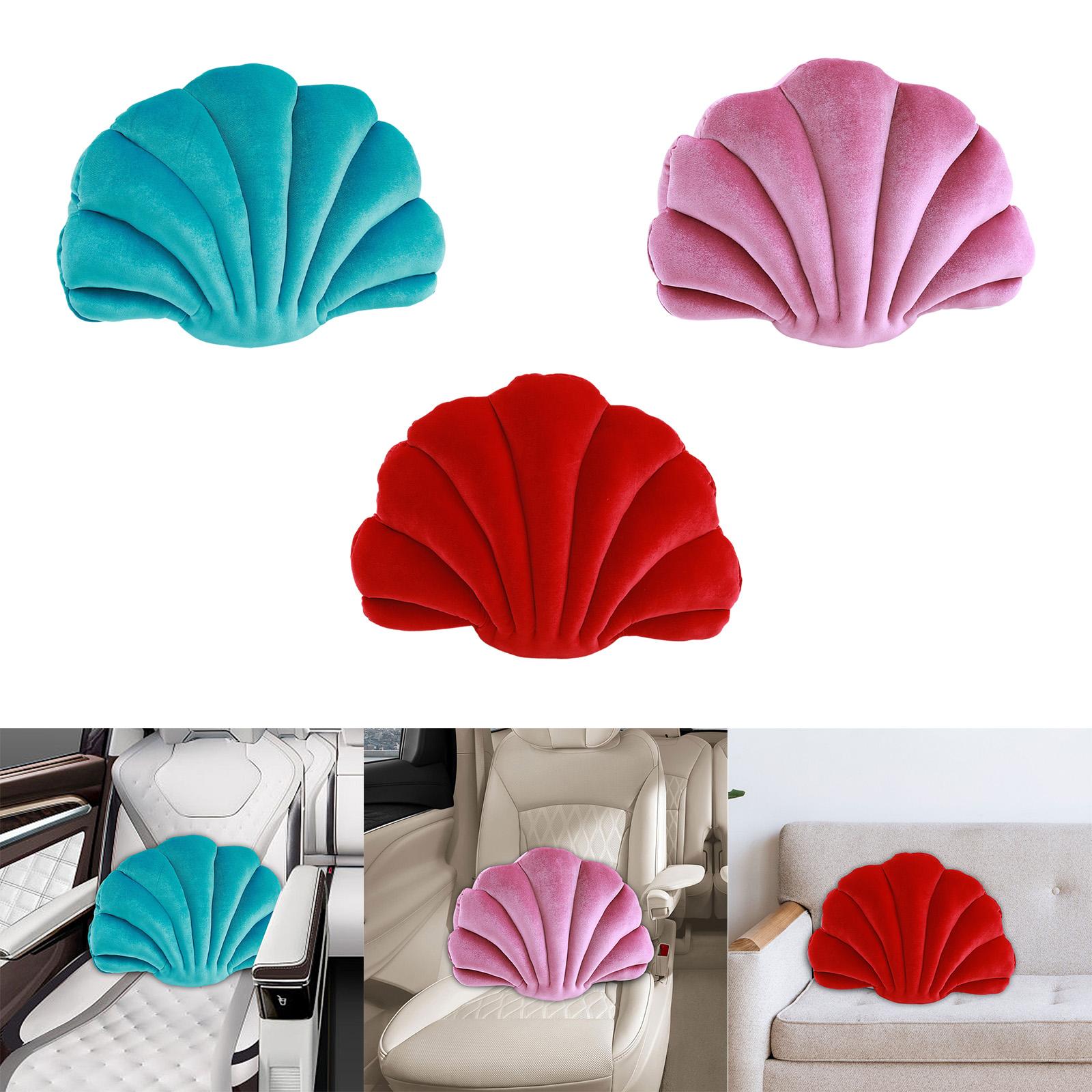 Seashell Shaped Pillow Birthday Gift Floor Pillow for Sofa Bedroom Bed