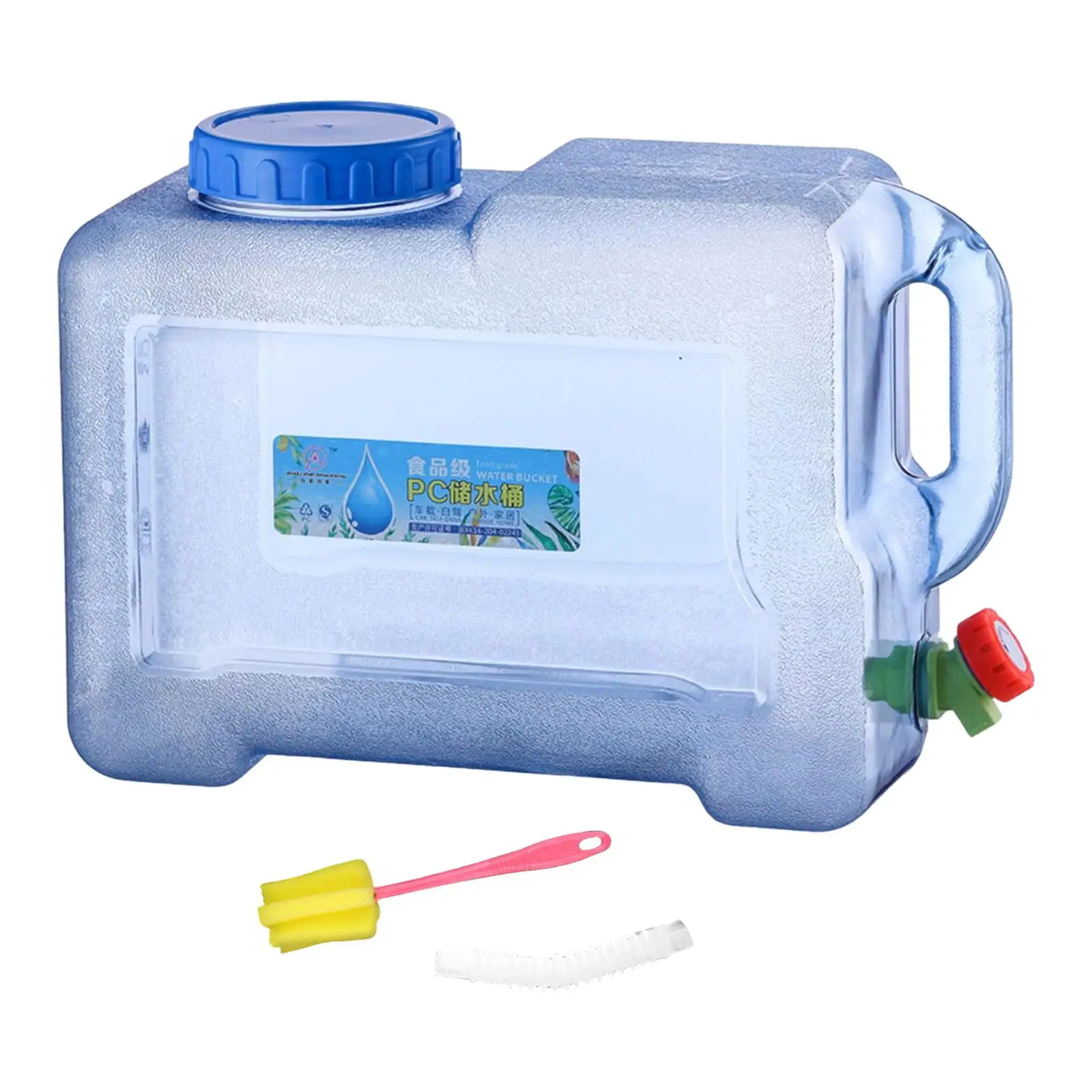 Water Container Water Bottle Carrier Water Bucket Camping Water Storage Jug for Driving