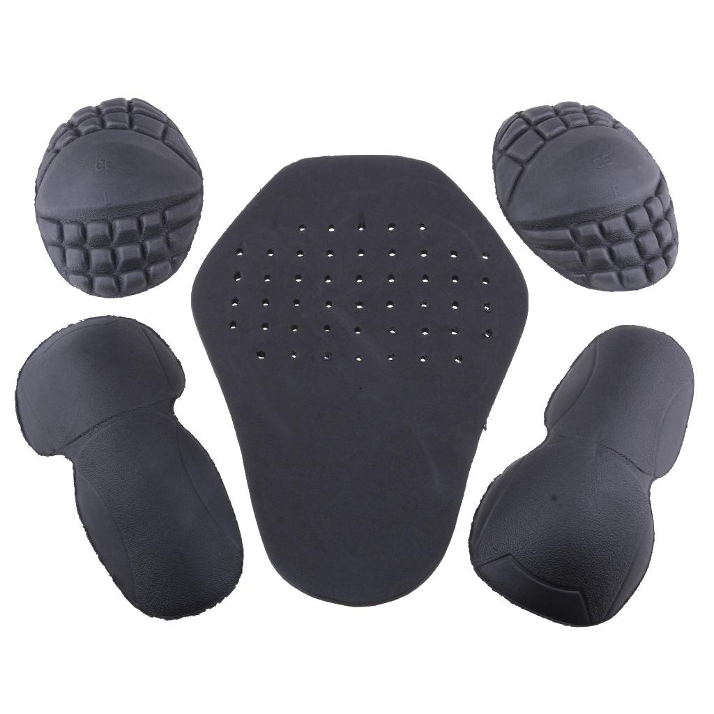 5pcs Motorcycle Riding Shoulder Elbow Pad Racing