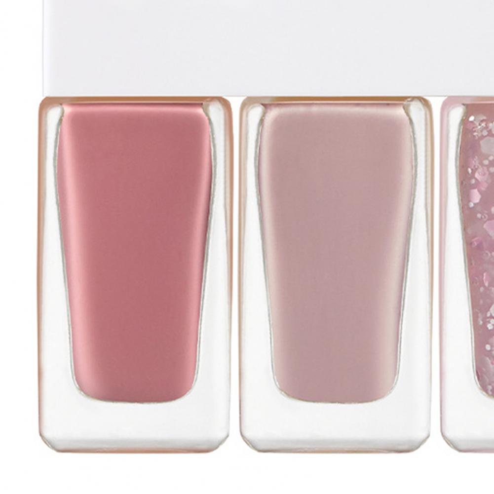 3Pcs/Set Water-Based Gel Nail Polish Set - 12g, Quick-Dry, DIY 3-in-1 Nail Art