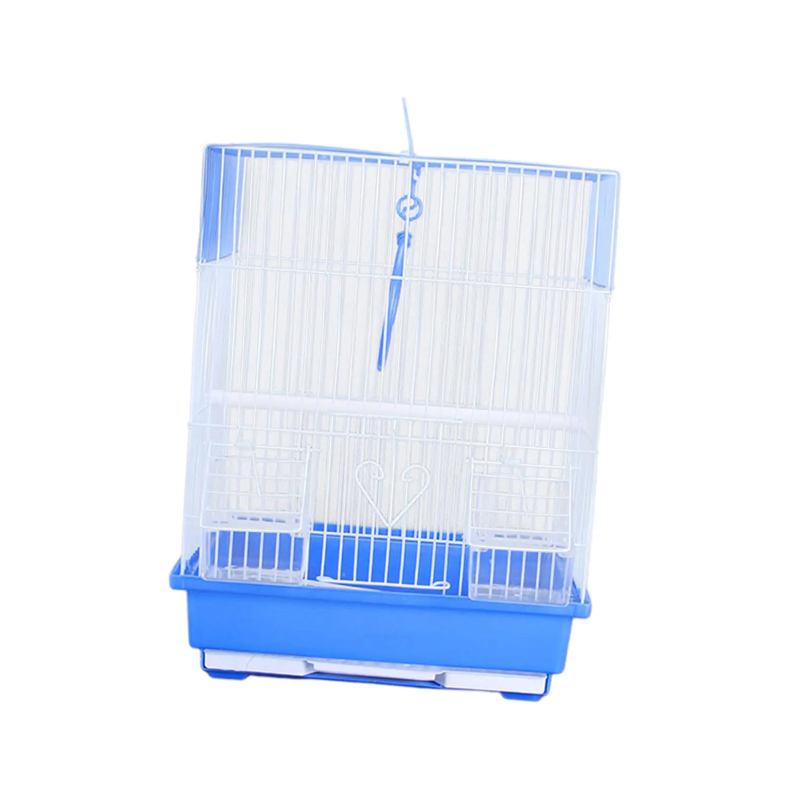 Durable Bird Cage Birdcage Stand Cage Standing Pole Hanging Hook Nest for Parrot Lovebirds Cockatiel Parakeet Conures