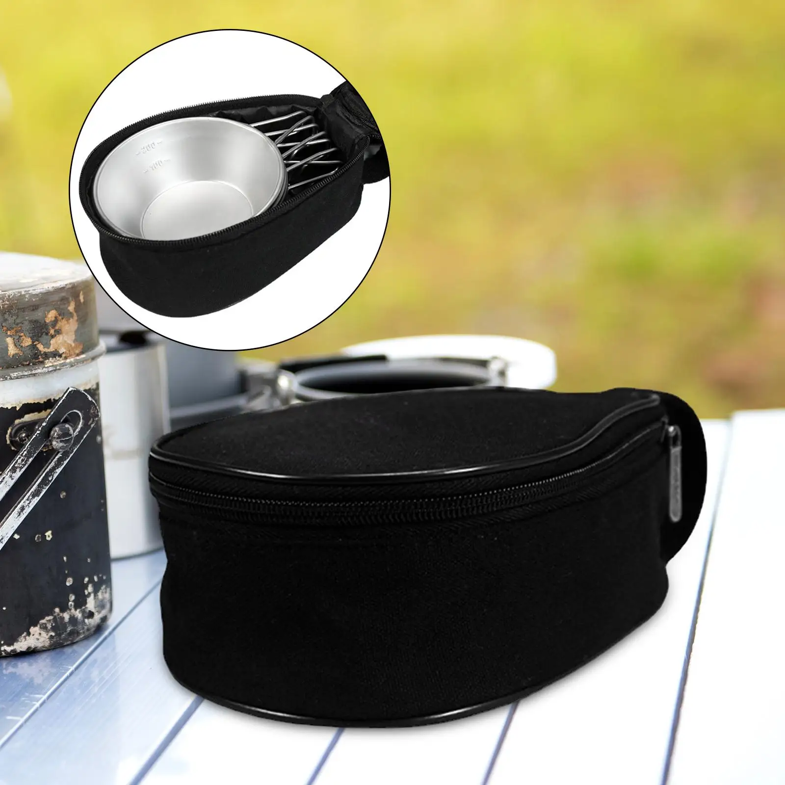 Tableware Bowl Bag Durable Carry Case Activities Waterproof for Picnic Beach