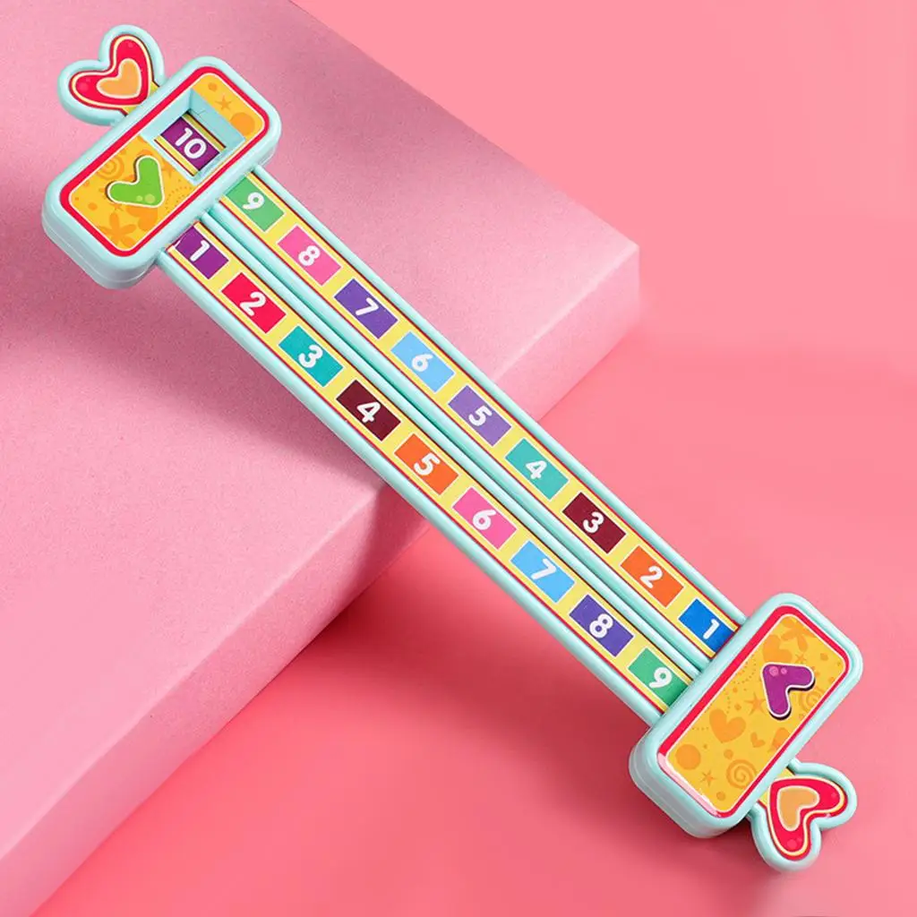 Kids Math Toys Ruler Number Learning Toy Math Calculating Kids Learning Toy