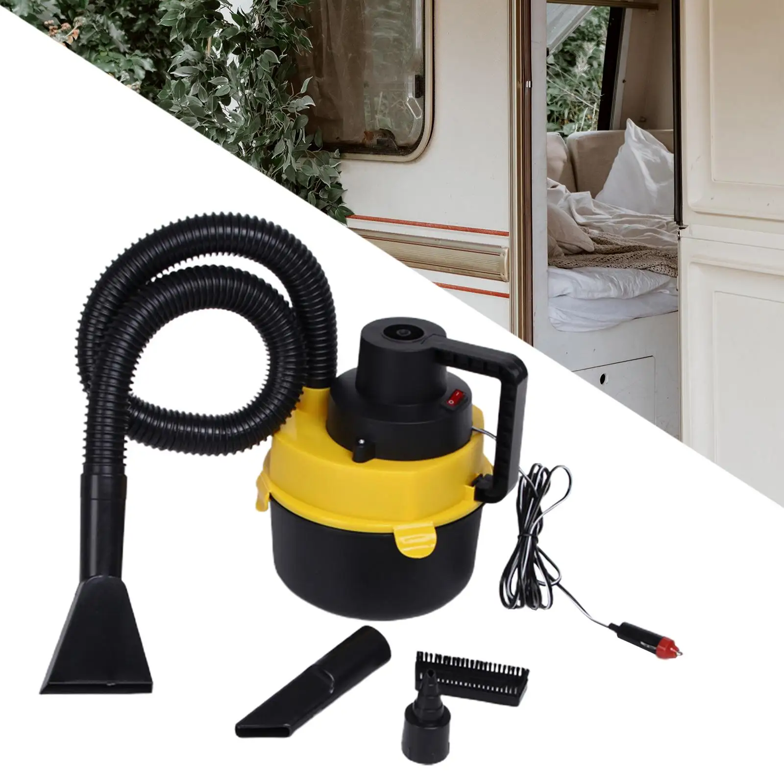 Car Vacuum Cleaner Quick Cleaning Handheld Duster for Vehicle Camper RV