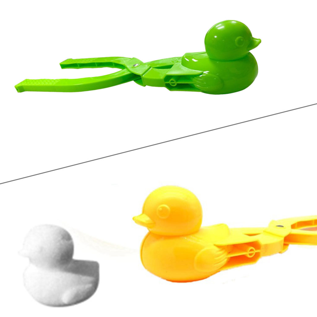 Duck Shaped Snowball Maker Snow  Clip Sand Clay Mold Kids Winter Playing Games Toys