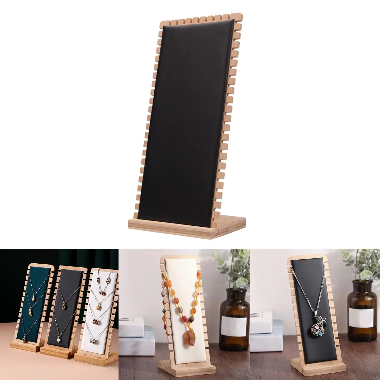 Necklace Display Stand Multiple Necklace Bust Necklace Easel Showcase Jewelry Organizer Holder for Countertop Dresser Decoration