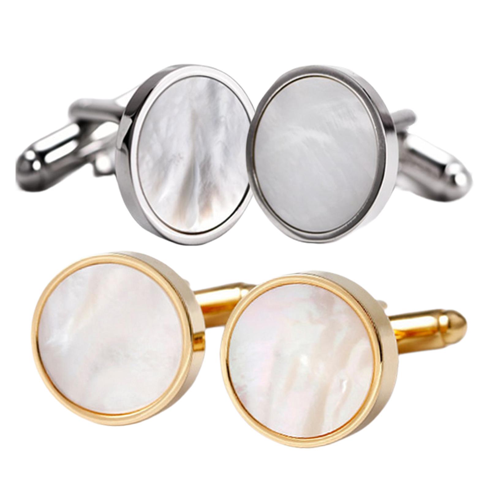 Mens Cufflinks Suit Elegant Buttons Jewelry for Christmas Business Party