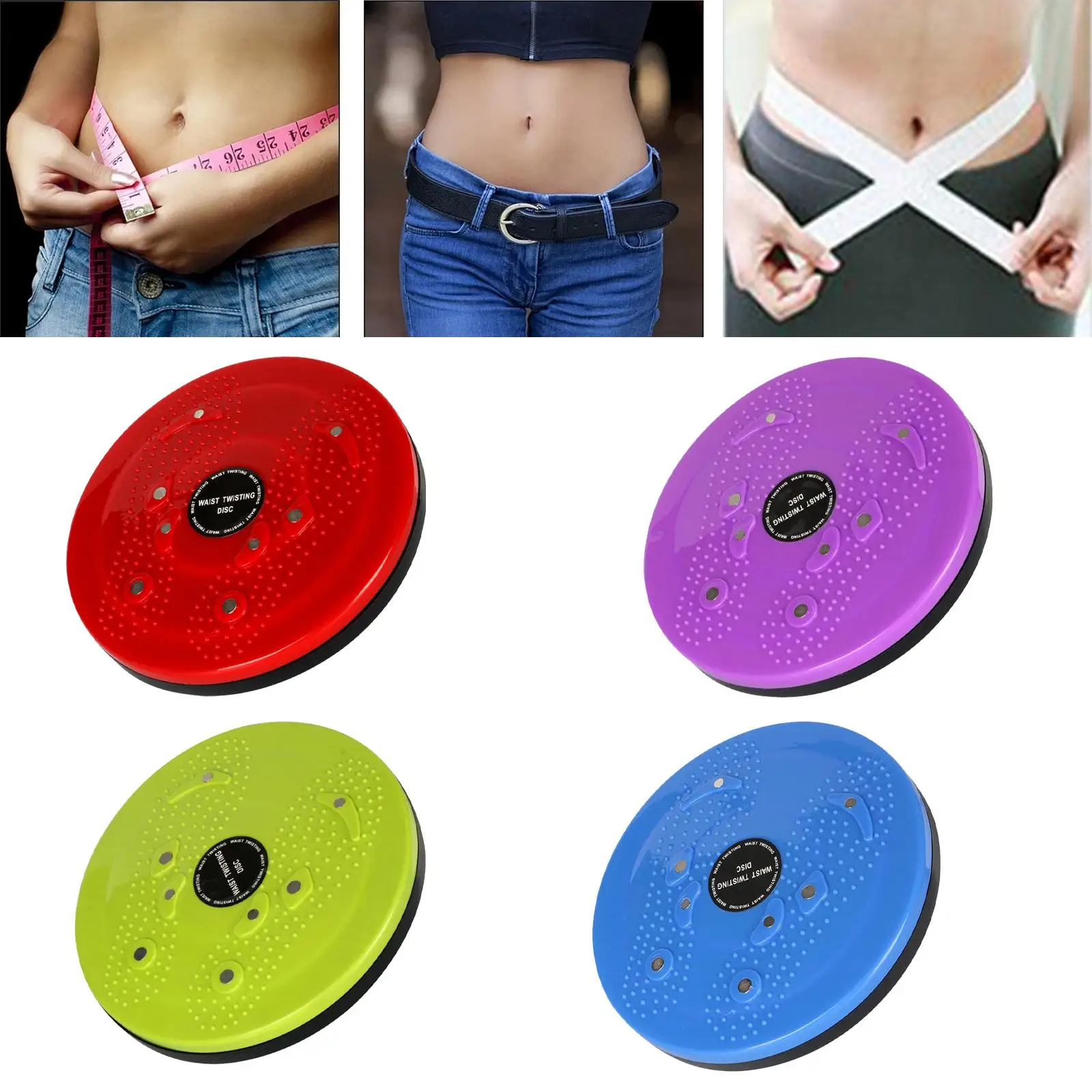 Portable Waist Twist Disc Abdominal Trainer Noise Free Ab Twisting Board for Home Use Strength Training Full Body Workout