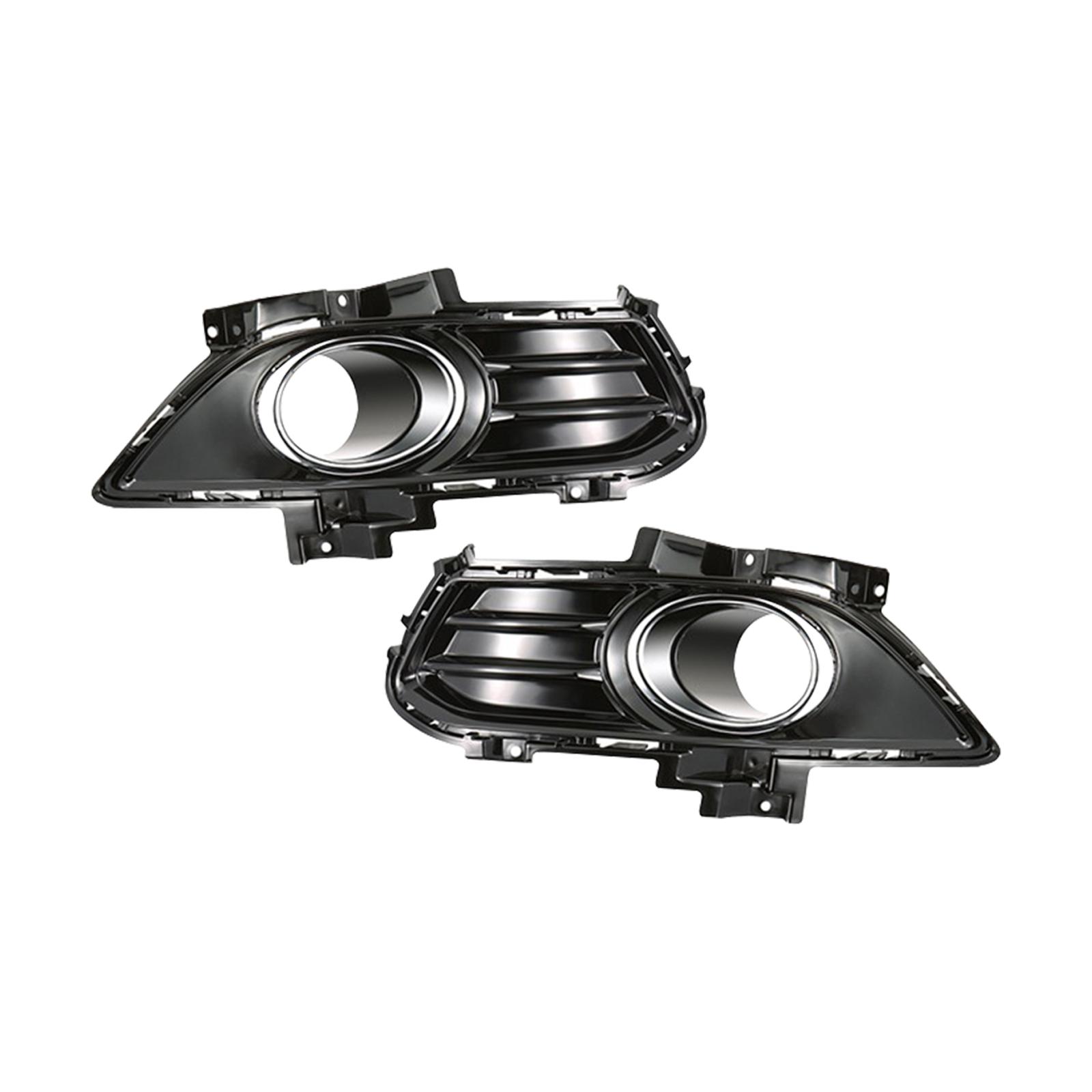 DS7Z-17E810-Aa 1Pair Front Fog Light Lamp Cover Grille Left and Fog Light Bumper Housing Bezels for Focus 