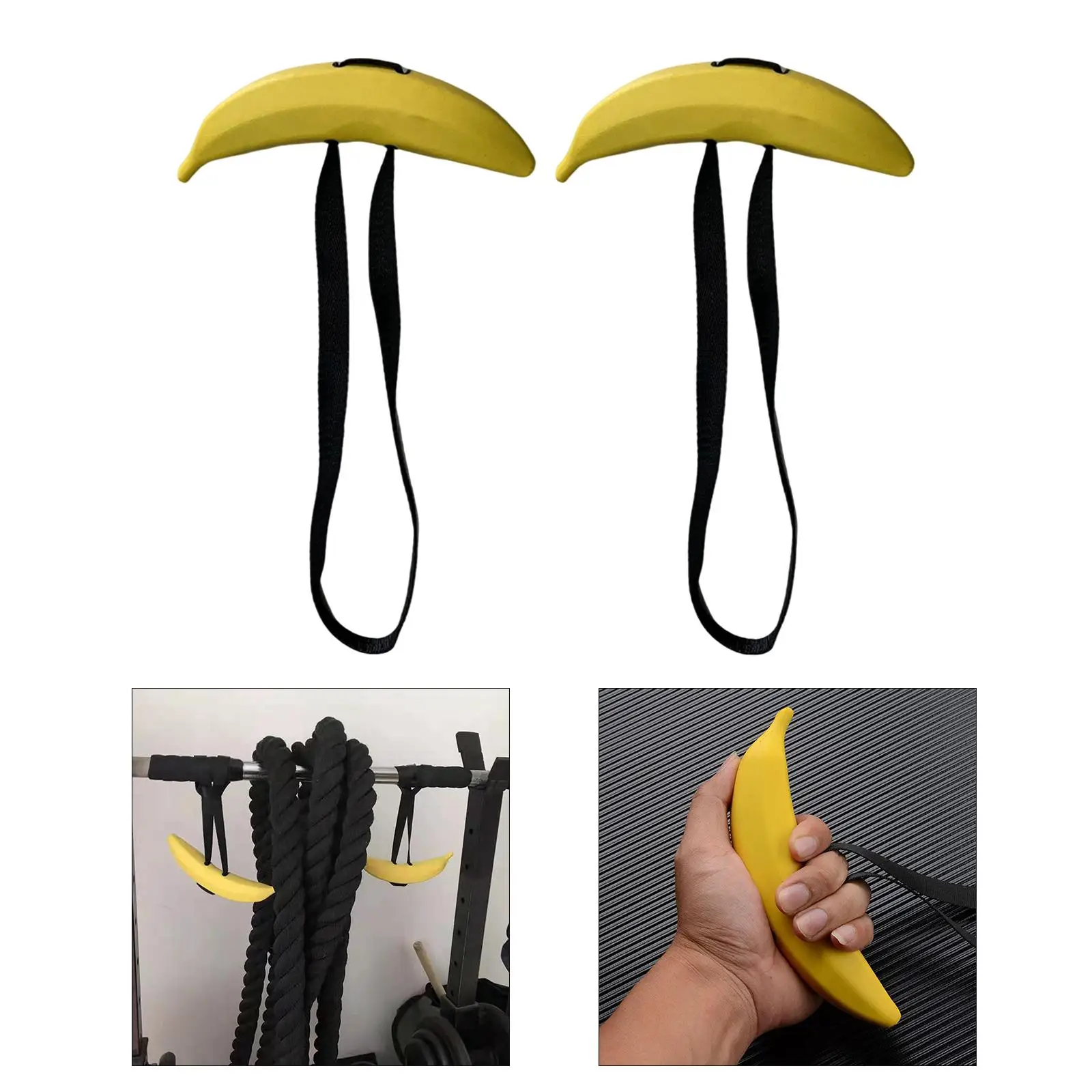 Pull up Handles Training Grips Resistance Band Handles Weightlifting Grips for Fitness Gym Workout Row Attachment Deadlift