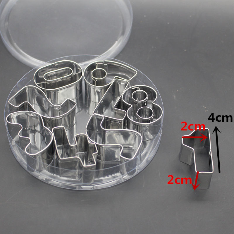 Description Picture 5 of itemNumber Fruit Cutters Alphabet Letter Cookie Cutter Set Decorating Tools Fondant Cutter Set