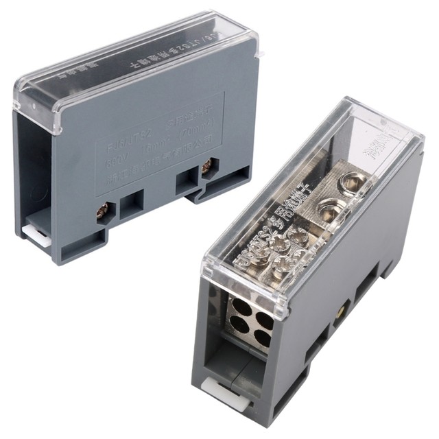 Scatola Di Giunzione Din Rail 4 Livelli - 4 Ingressi 24 Uscite, Per Cablaggi Elettrici