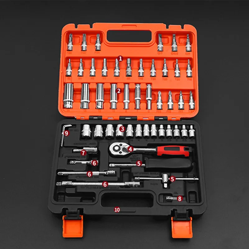 53pcs Hand Tool Sets Car Repair Tool Kit Set Mechanical Tools Box For Home  Socket Wrench Set Ratchet Screwdriver Kit Hand Tool Sets AliExpress