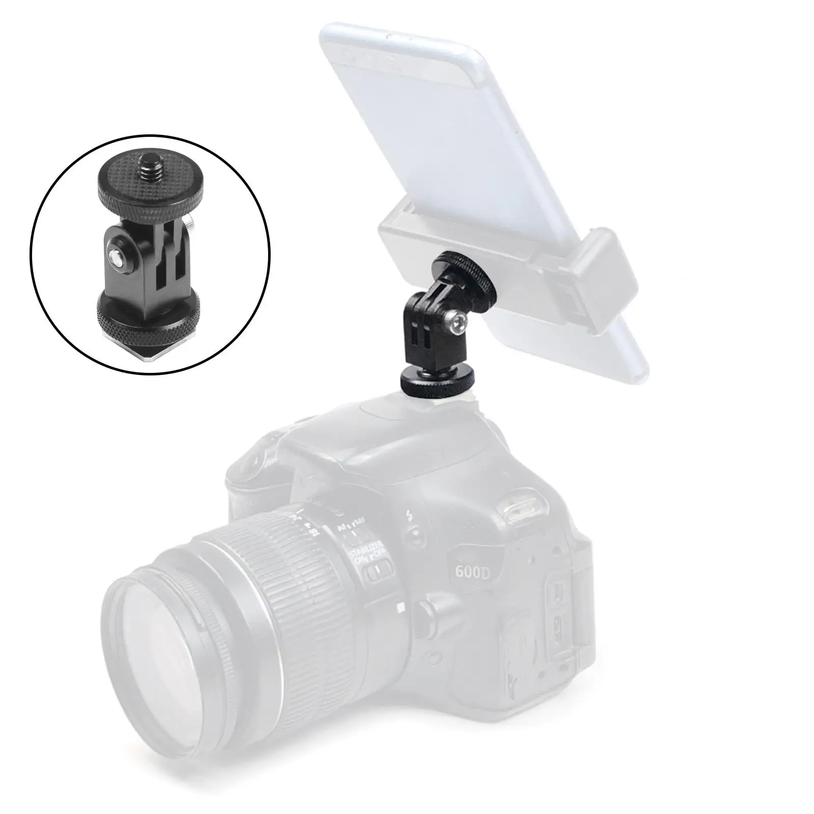 Professional Panoramic  Pan  with 1/4 Inch  Plate Bubble Level for for Tripod Monopod Slider