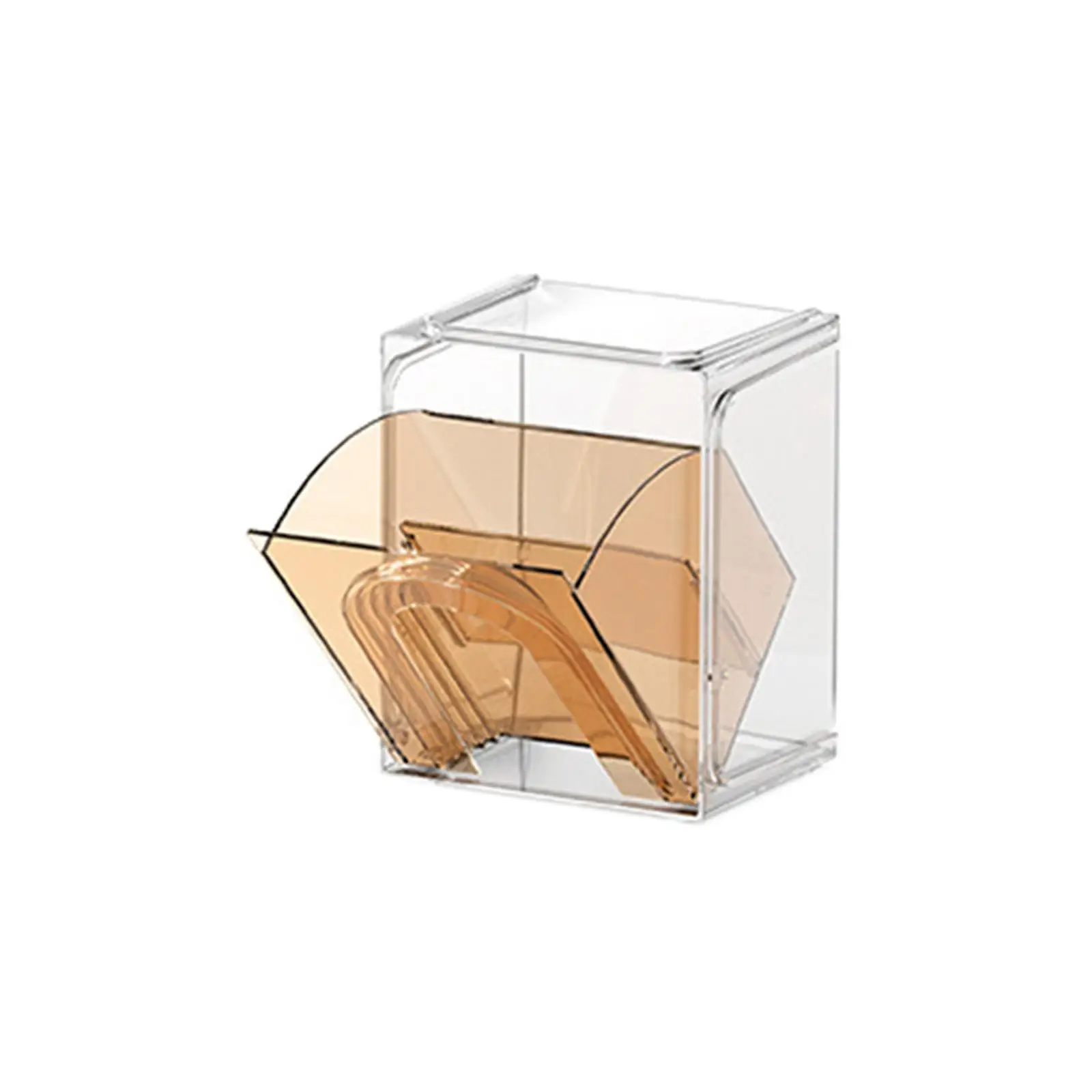 Coffee Capsules Holder Transparent Tea Storage Box for Dining Closets Office