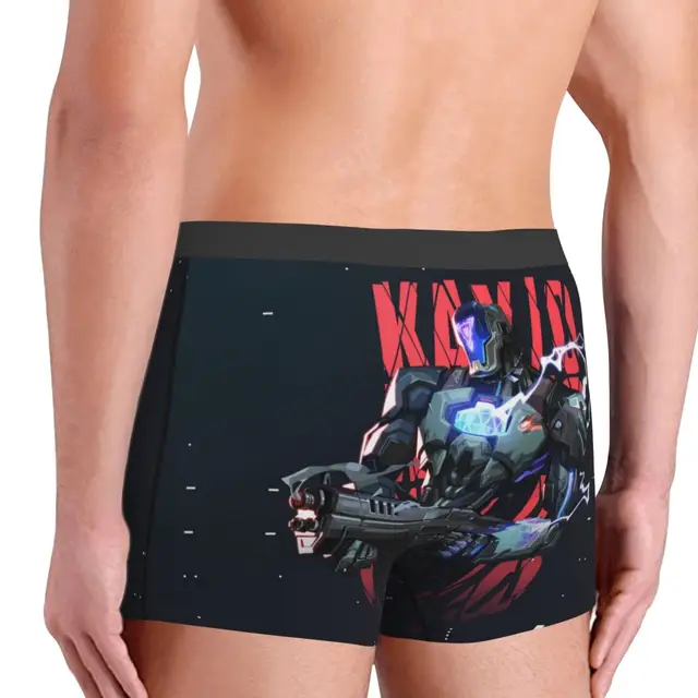 Valorant Game Characters Art Underpants Cotton Panties Male