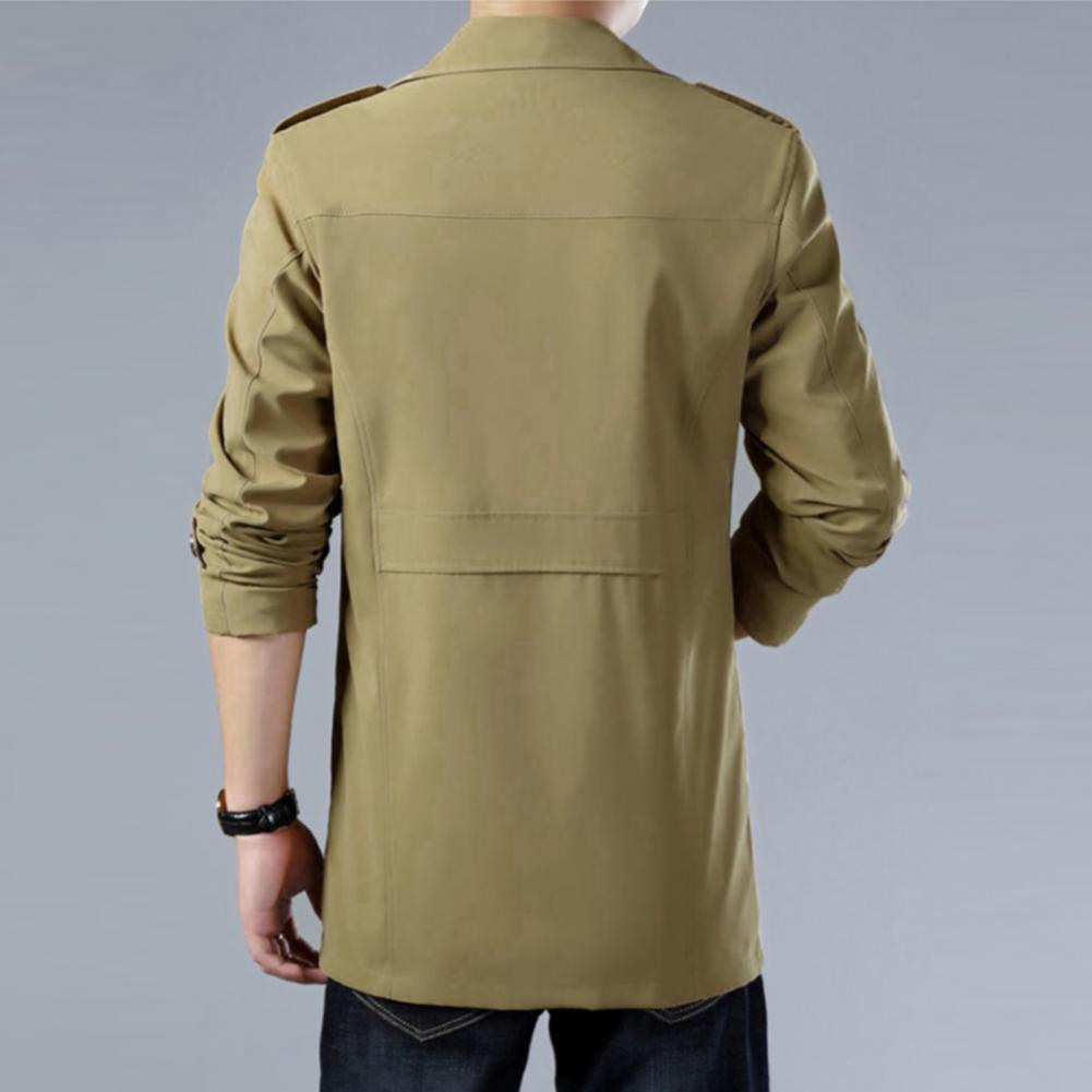 Title 9, Nova primavera masculina trench moda inglaterra...