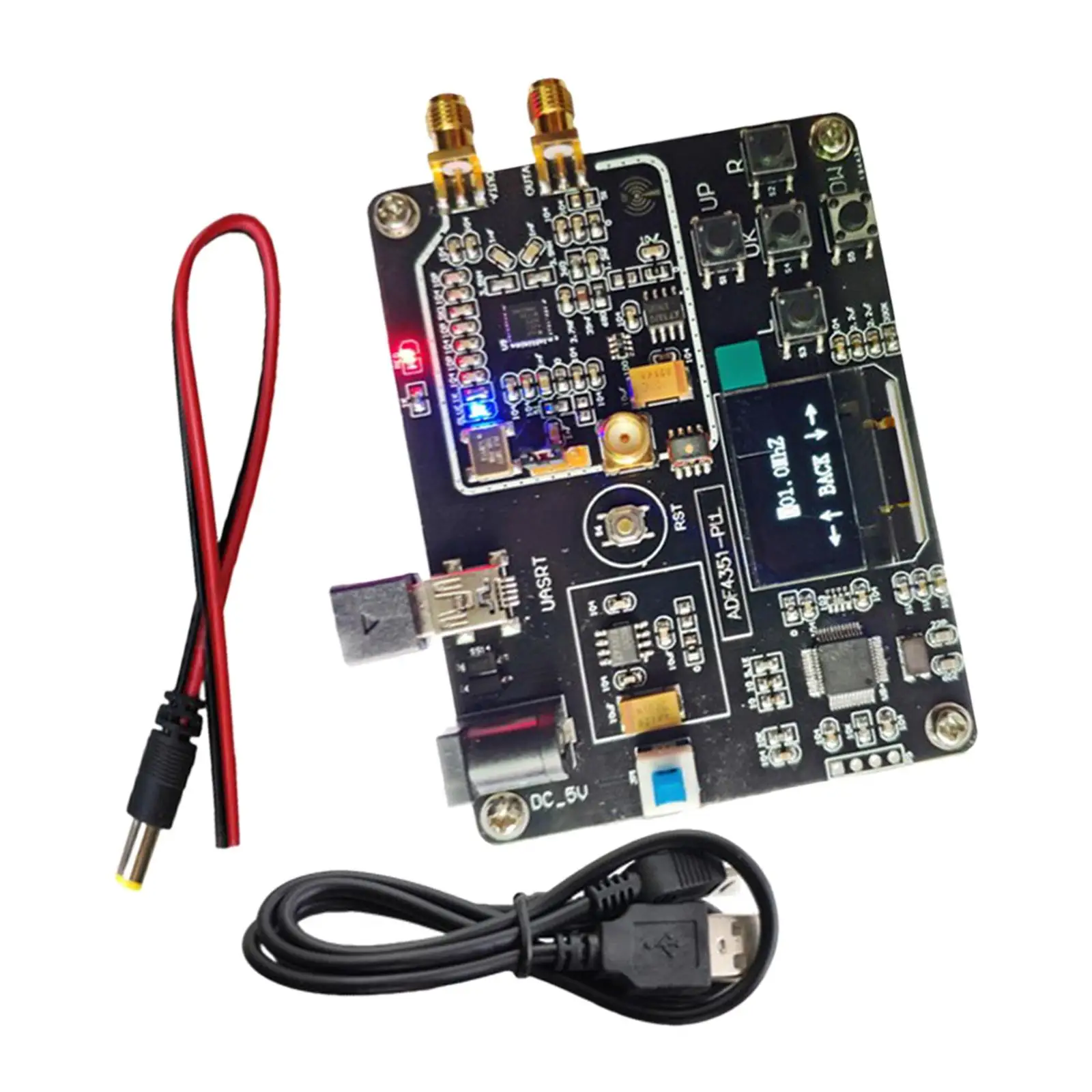 Development Board RF Signal Source Phase Locking Loop USB and Serial Port Integrated Module Board