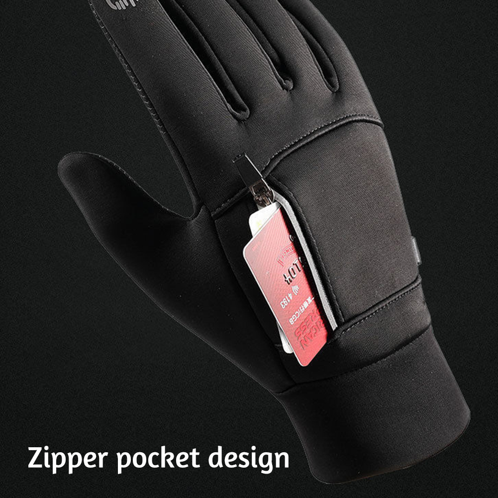 Herren-Touchscreen-Ski handschuhe mit atmungsaktiven wasserdichten weichen Handschuhen zum Wandern – Detail 9