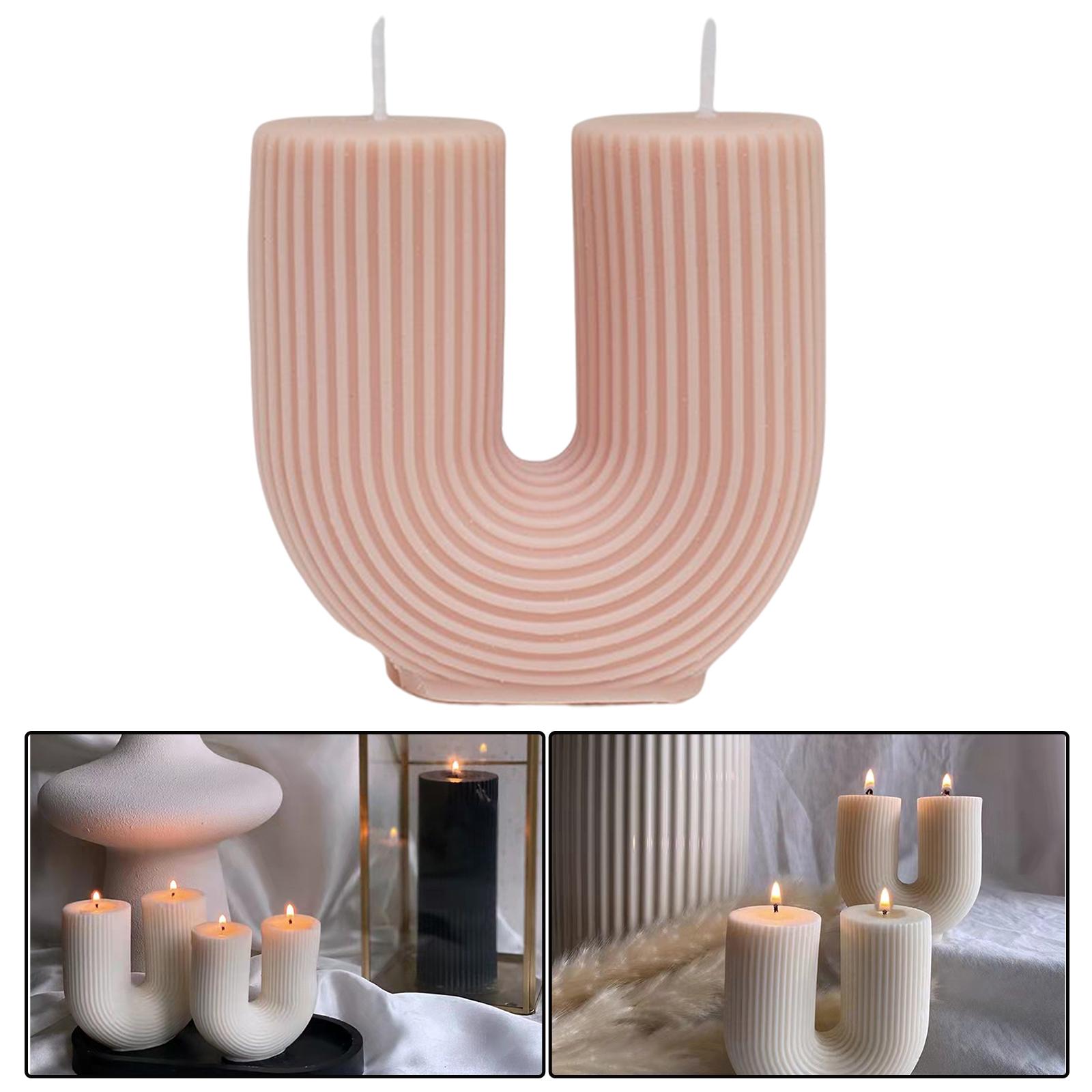 Geometric Scented Candles Home Decorative Soy Candle