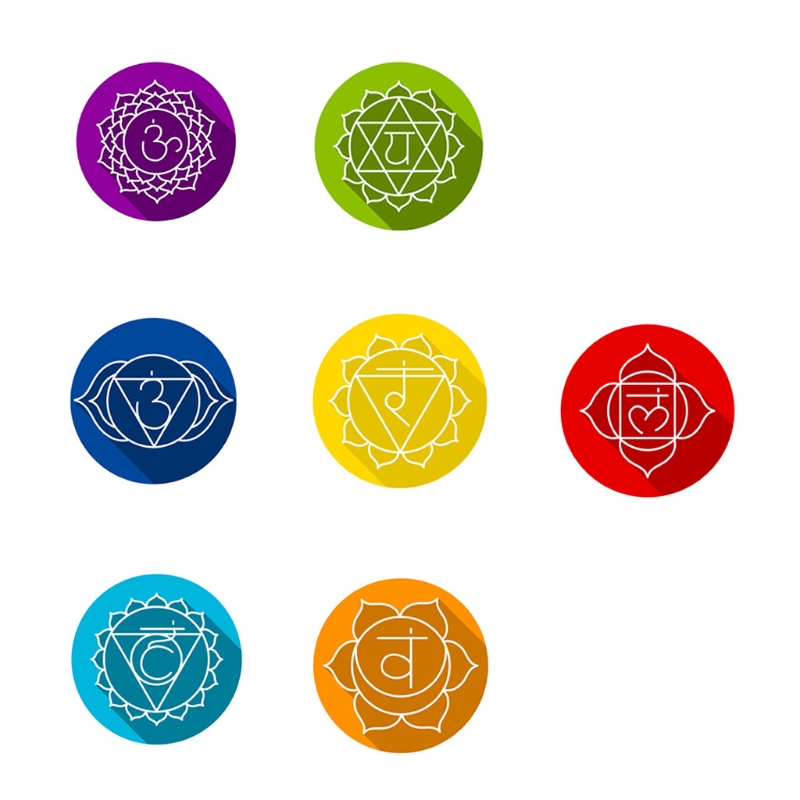 7 Pcs Sacred Geometry Metal Stickers Delicate Flower of Life Chakras Stickers Pyramid Art Resin Filler Supplies Meditation