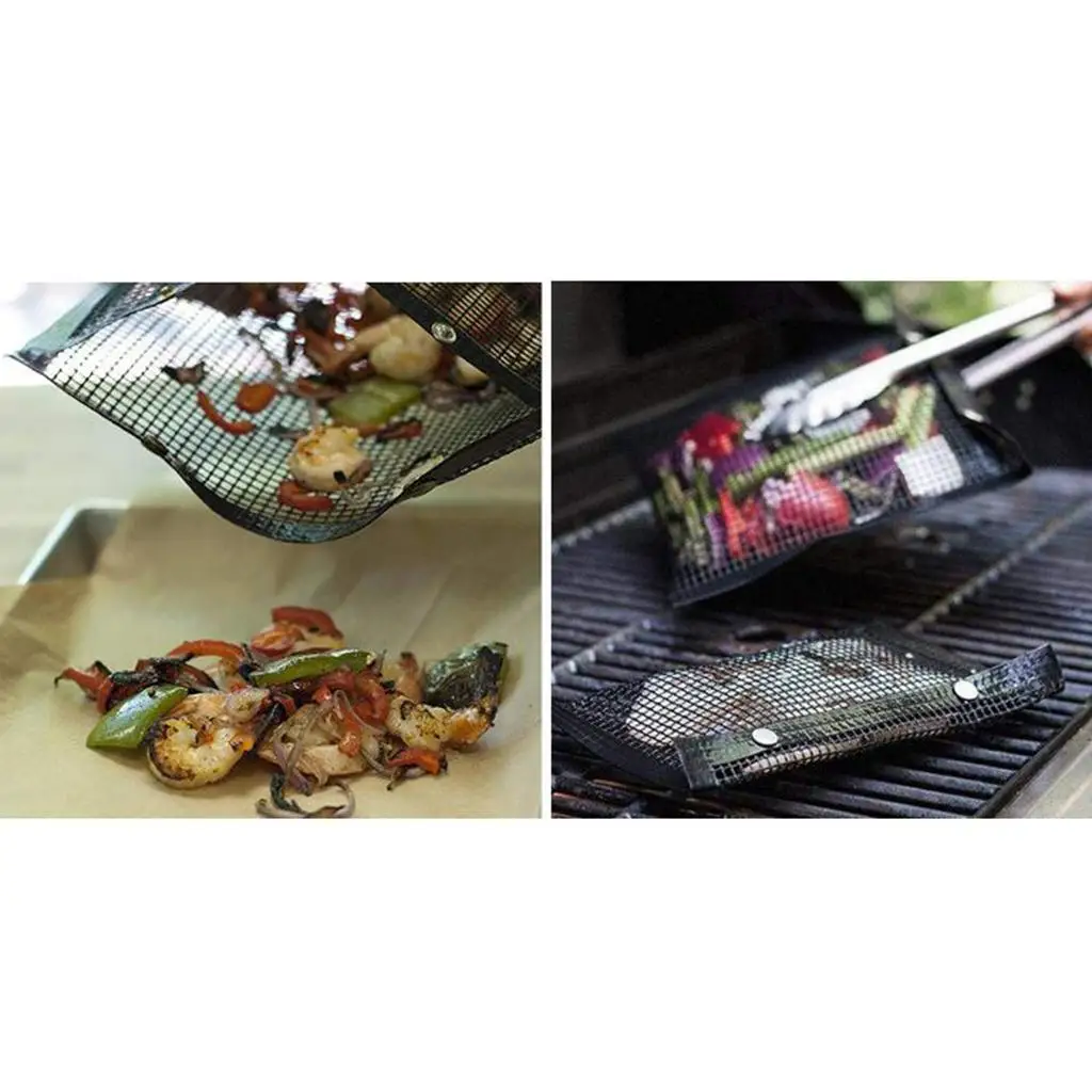 Reusable Grilling Mesh    to  to Use on Electric, Gas  Grill