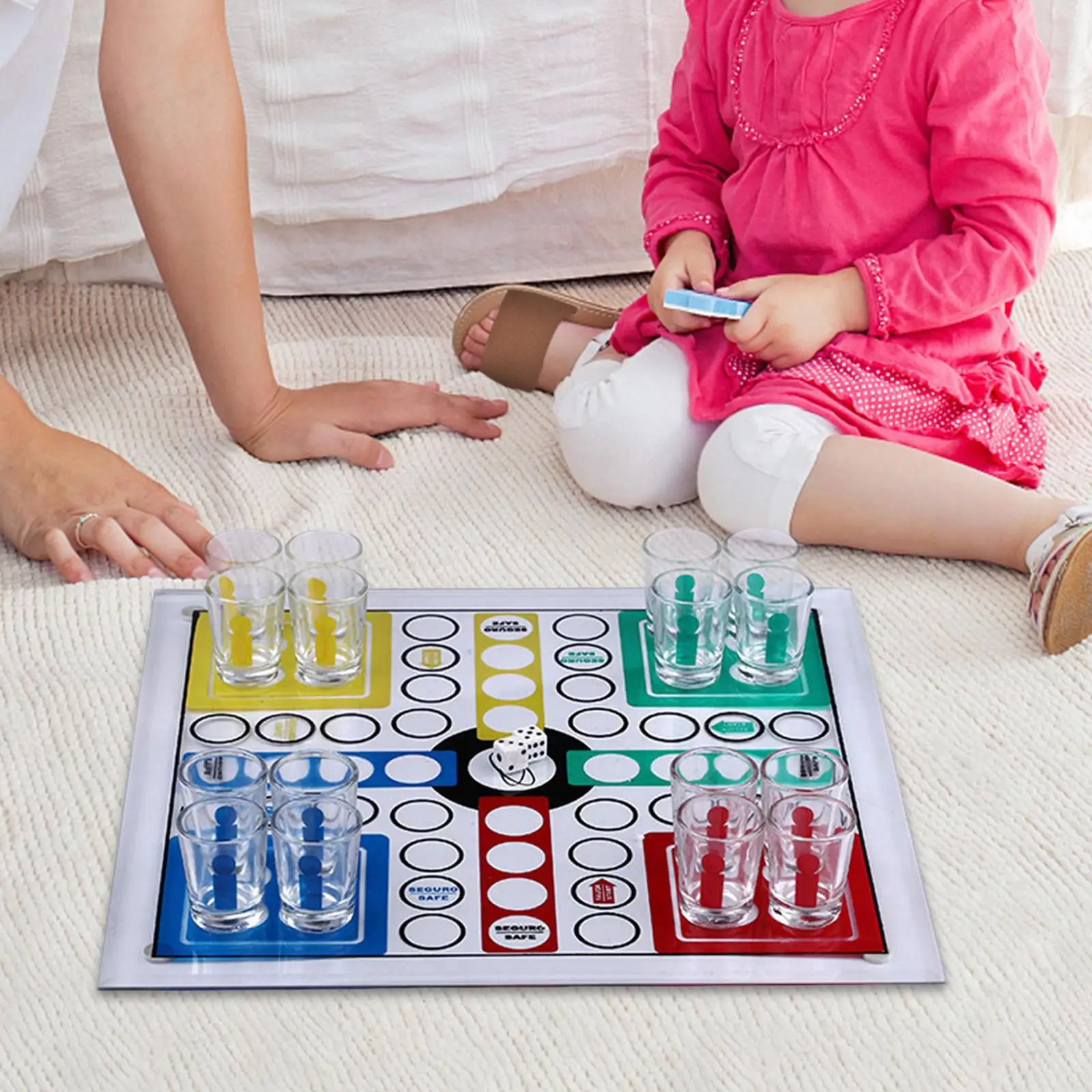 Flying Chess Games Novelty Family Party Game Family Cups Games Chess Board Games Table Games for Easter Wedding Cafe Hotel Home