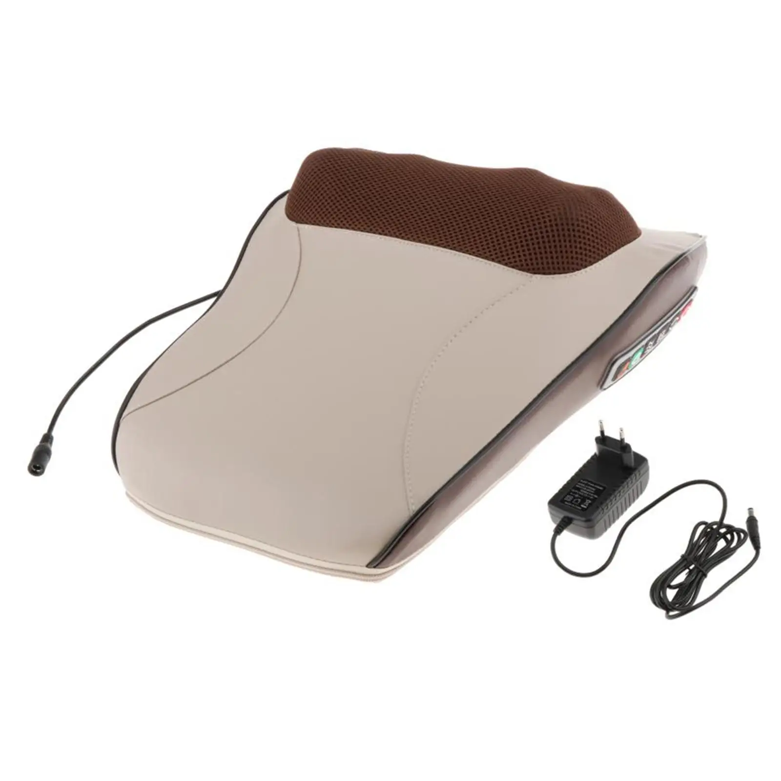 Neck Back Massager Pillow with Heat, Deep Kneading Massager for Shoulder, Lower Back, Leg, Foot, Muscle