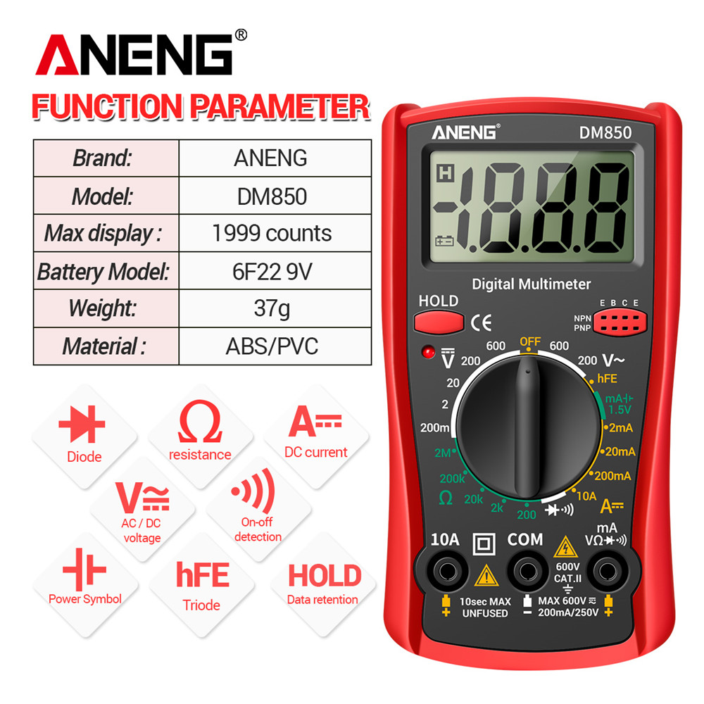 ANENG MT87: A High-Precision Digital Clamp Multimeter for Professional Use