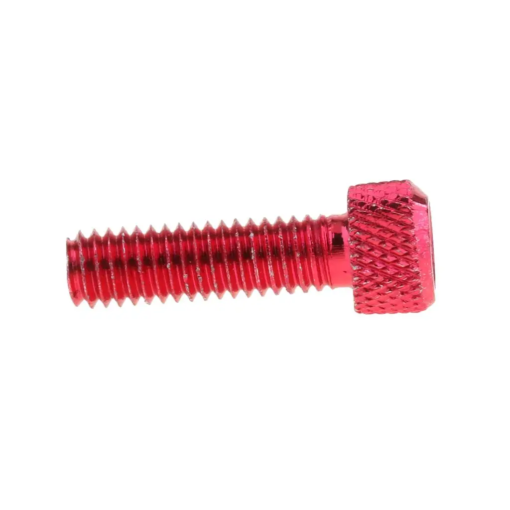 4X 10pcs Hex Socket   Head Screw Bolt Aluminum Red M6 x 20mm