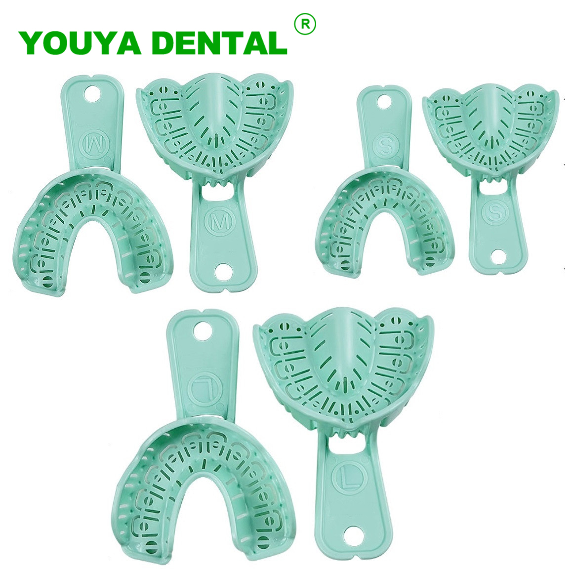 Best of 6pcs / set Dental Implant Tray Impression Trays Plastic Teeth Holders Plaster Mold Tray Dentist Dentistry Laboratory Materials New Reviews & Tips