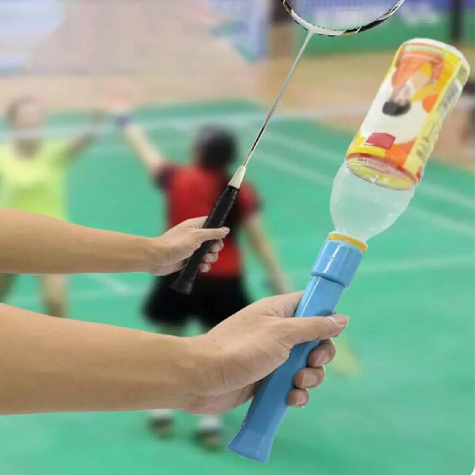 Badminton Power Enhance Grip Finger Racket Training Wrist Force Training for Indoor Outdoor Sports Backyard Lawn Beach Swing