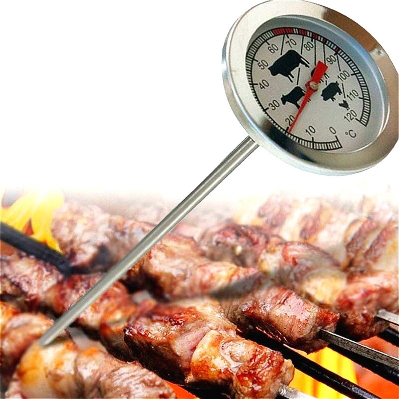 Description Picture 2 of itemStainless Steel Pocket Probe Thermometer Gauge for BBQ Meat Food Kitchen Cooking