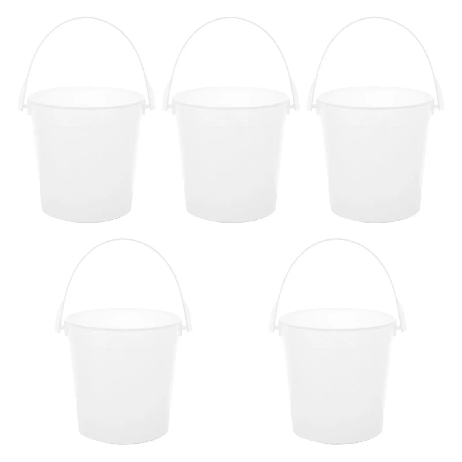 Ice Bucket Clear Ice Container Ice Bucket Drink Containers with Handle Beverage Chilling Tub for Bar Pub Home Bottle