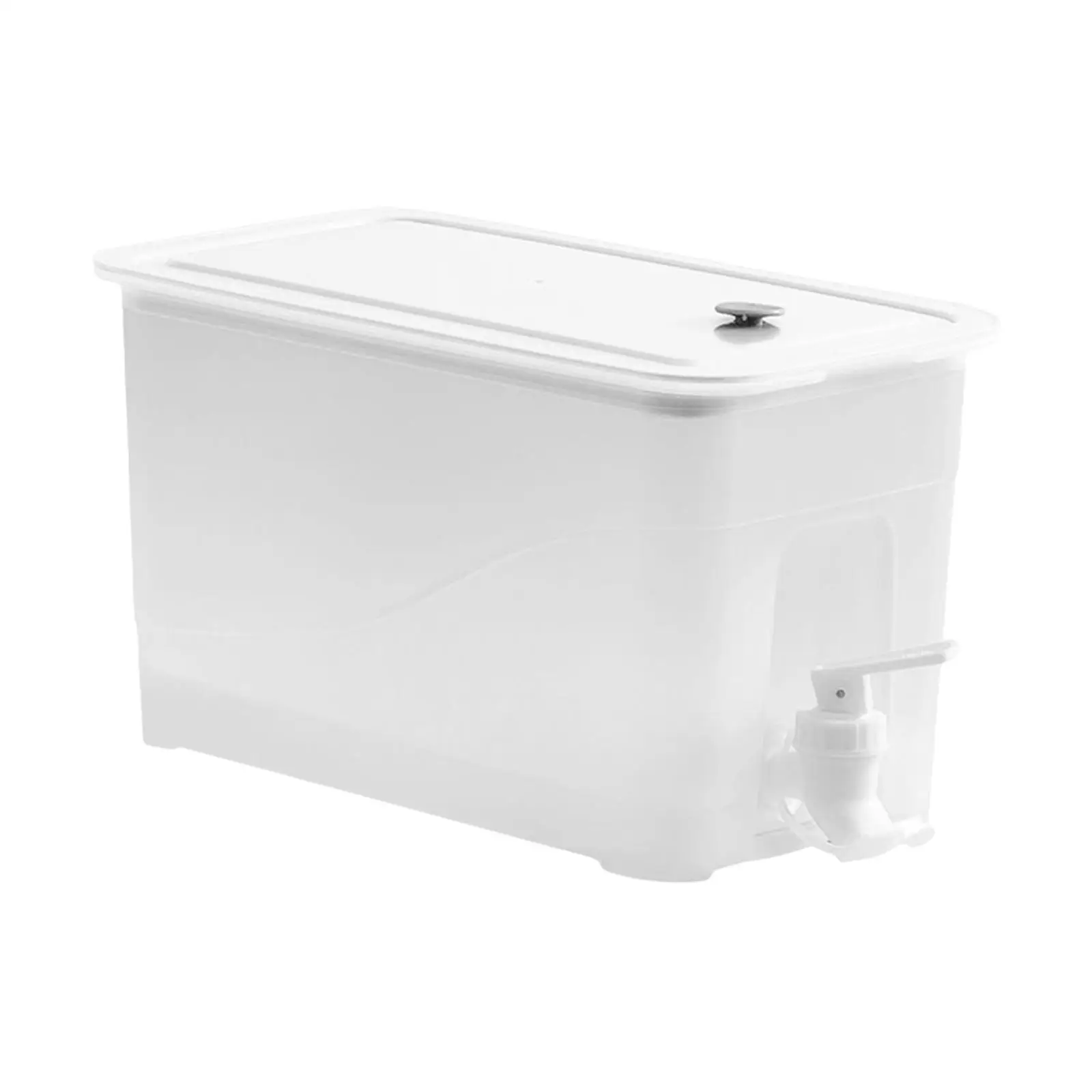 Drink Dispenser with Spigot, 4L Beverage Dispenser Cold Drink Container for Iced