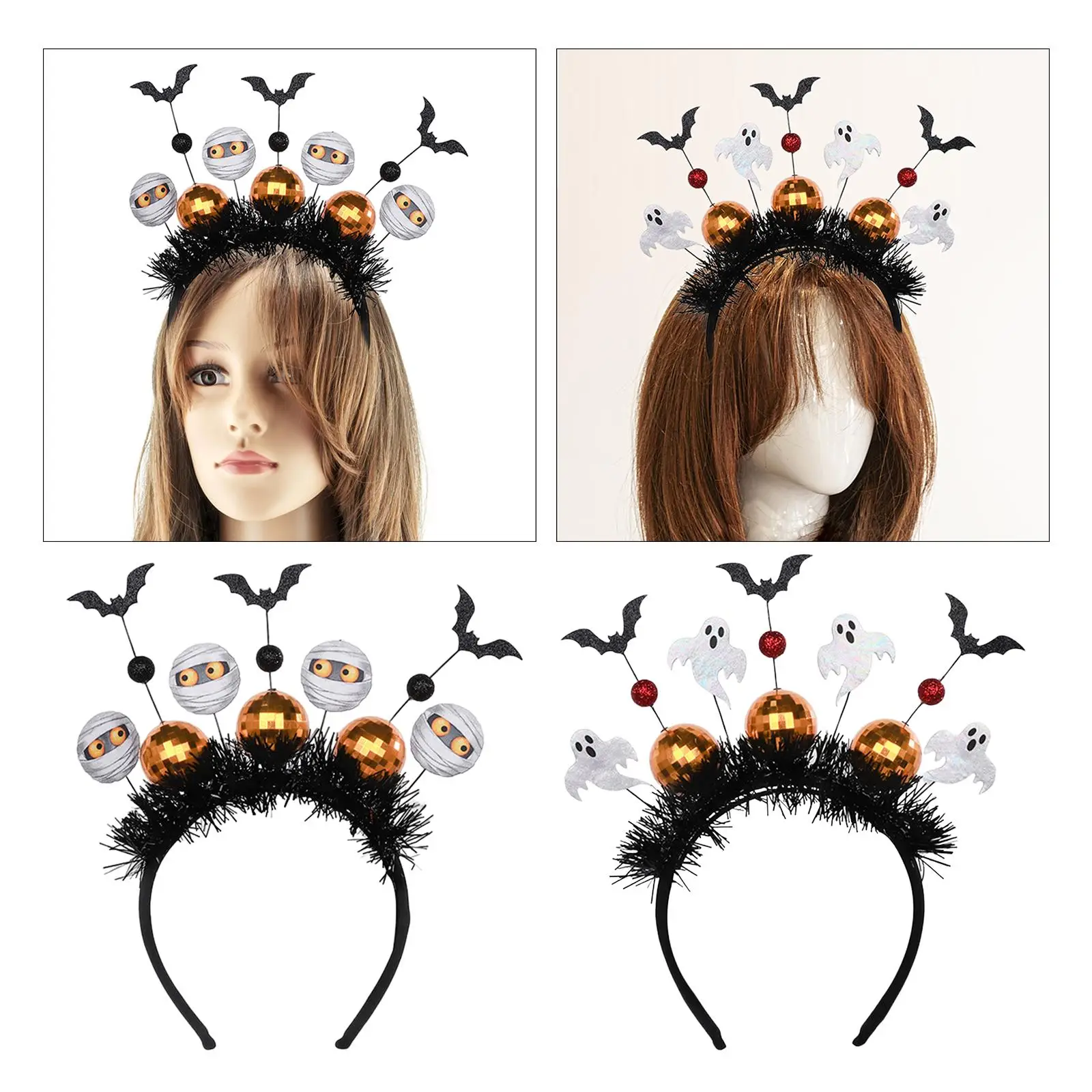 Headwear Party Decoration Hair Accessories Headpieces Photo Props Headdress for Holidays Party Anniversary Halloween Decoration