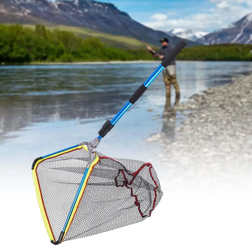 Quick Folding Telescopic Fishing Landing Net Retractable 200cm Fishing Nets