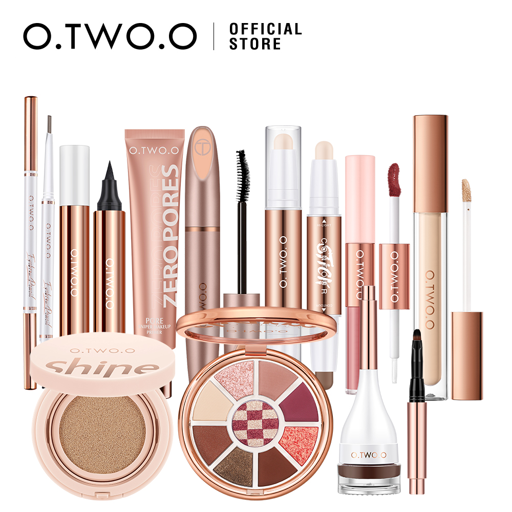 Best of O.TWO.O Full Makeup Set 10pcs Cosmetics Kit Mascara Eyeliner Foundation BB Cream Air Cushion Concealer Lipstick Makeup For Women Reviews & Tips