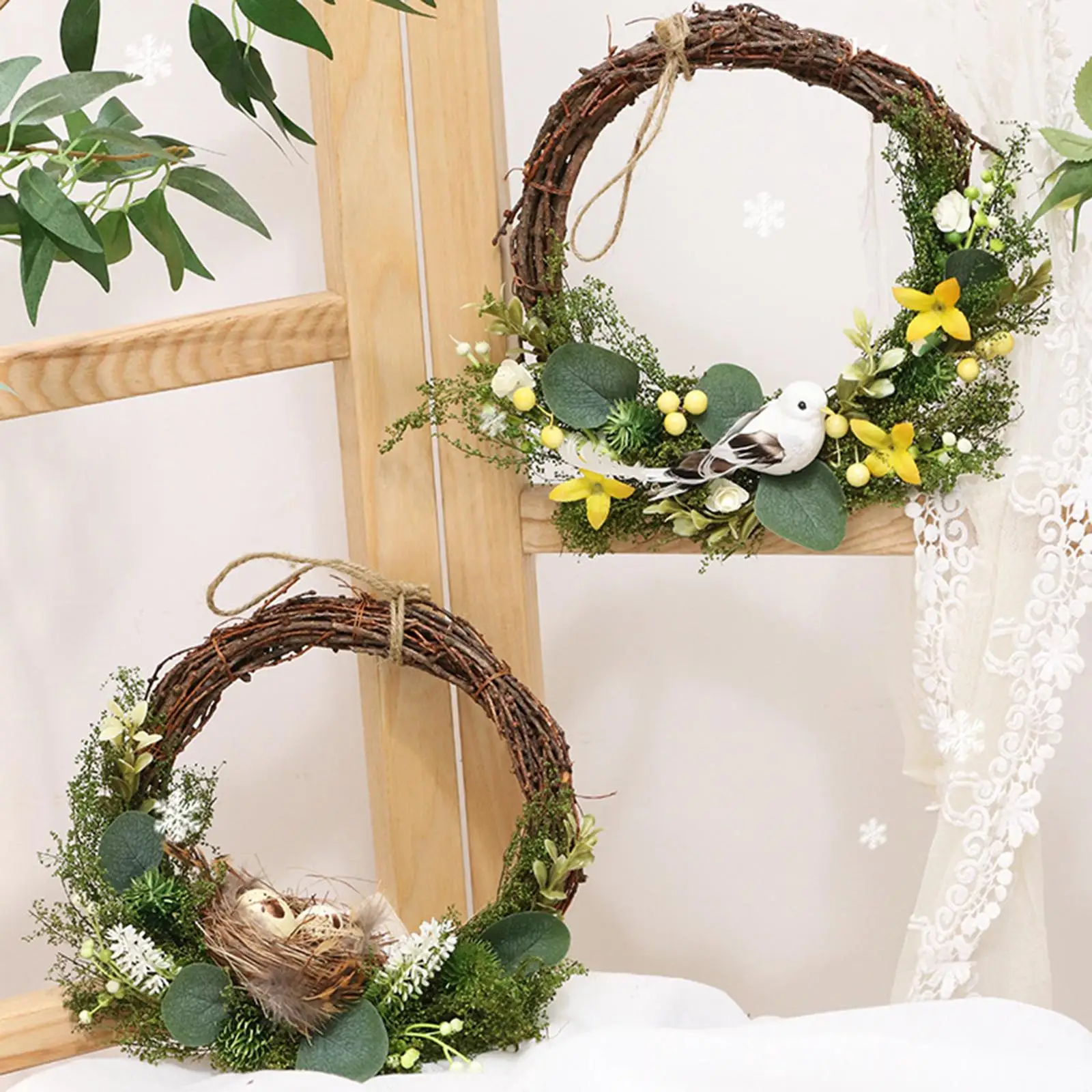 Garlands Party Supplies Garland Rattan for Holiday Front  Celebration
