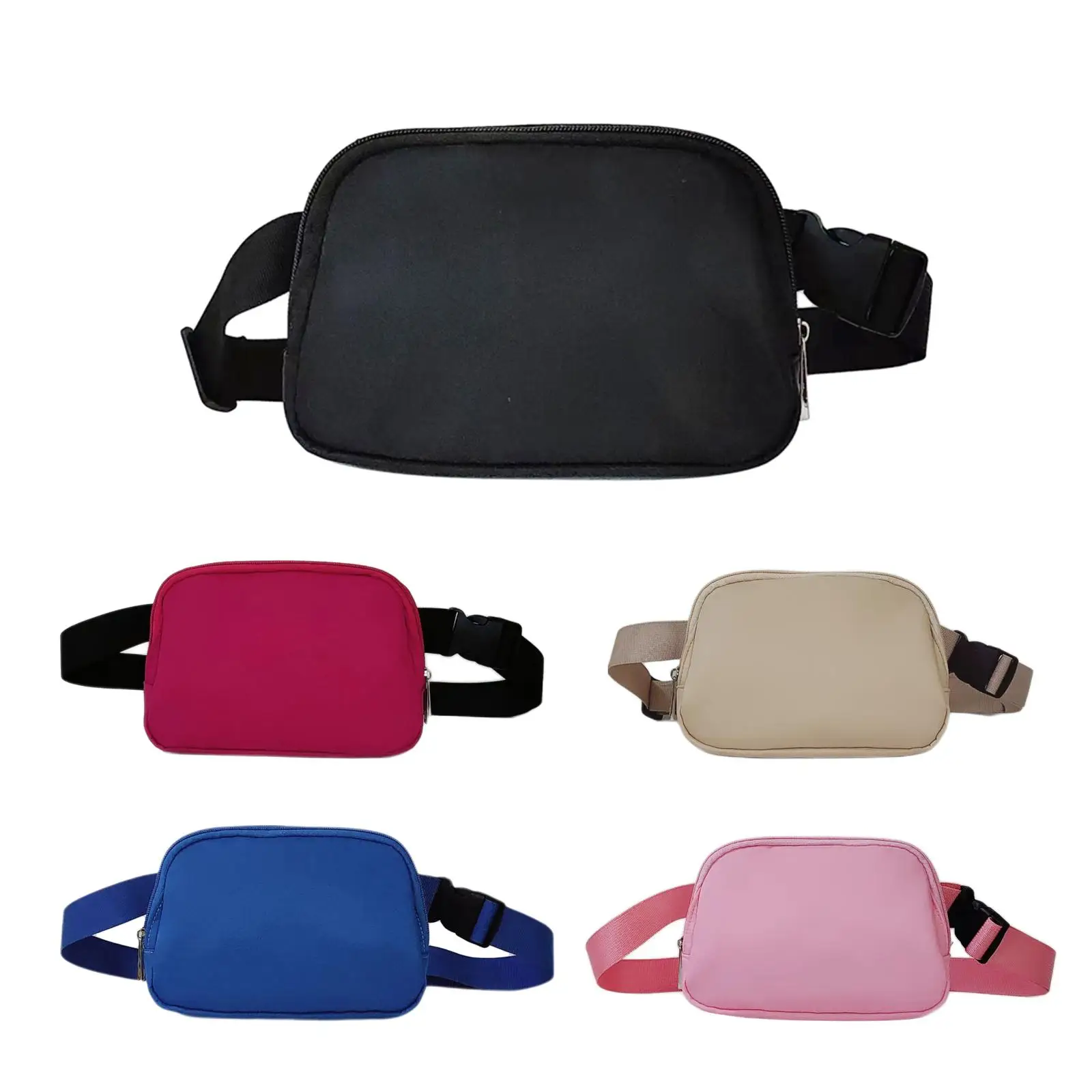 Waist Bag Fanny Pack Phone Holder Chest Bag with Adjustable Strap for Sports