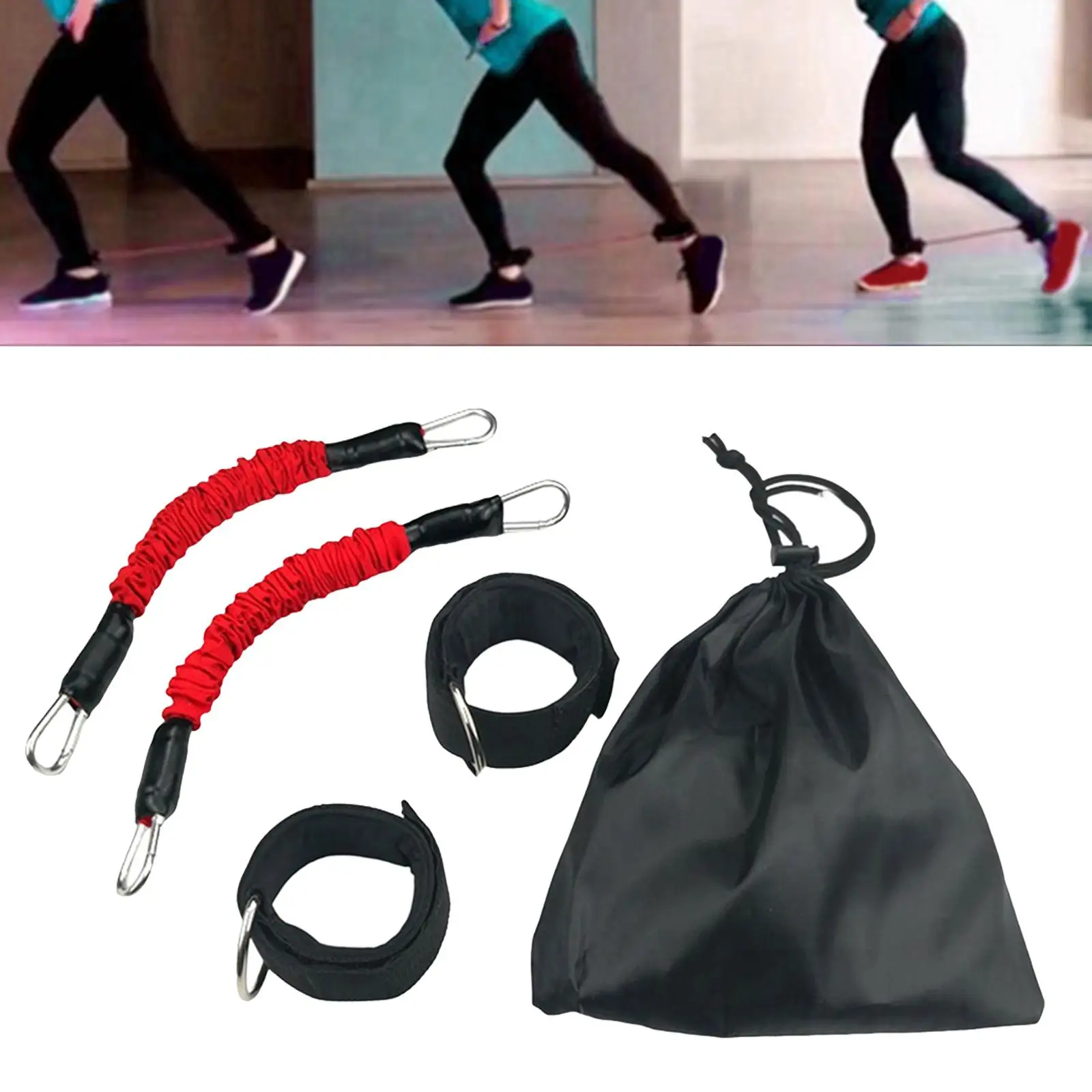 Portable Resistance Bands Elastic Gym Pull Rope Exercise Bands for Boxing Gym