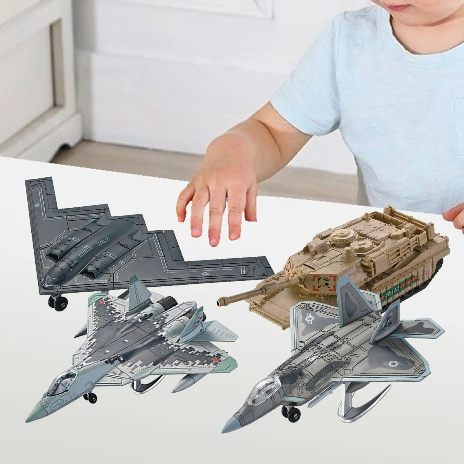 1/72 Fighter Model Plane Model DIY Assemble Collectible Miniature Airplane Building Kits 3D Puzzle for Kids Girls Gifts