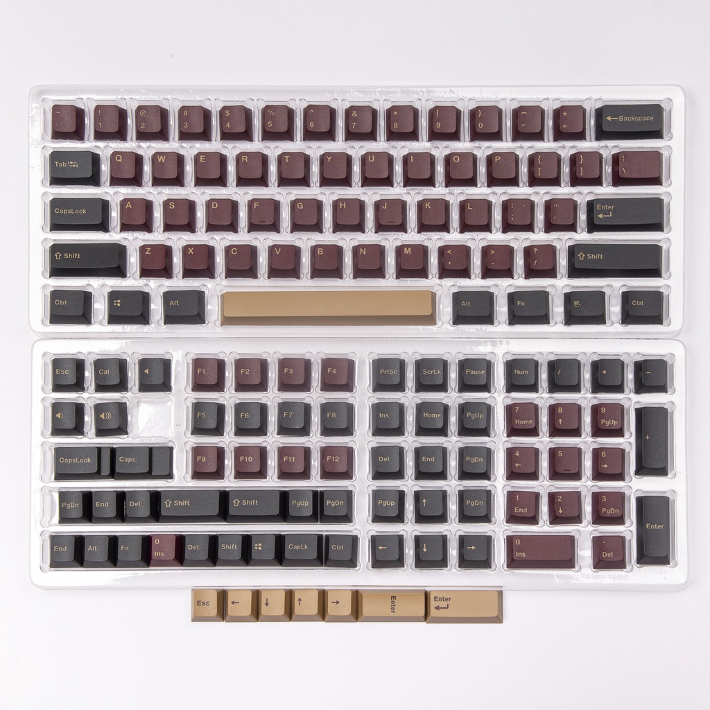 vermelho samurai keycap duplo tiro perfil caber teclado apoio alice layout