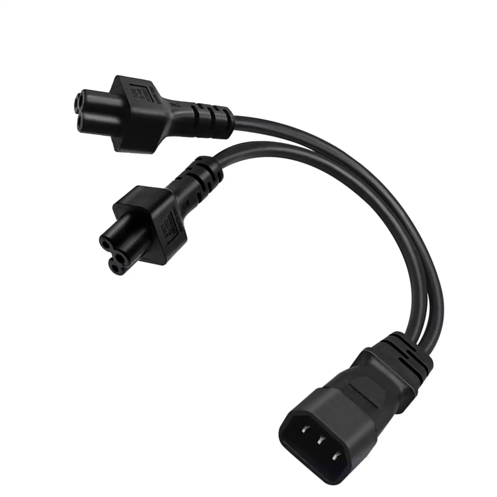 IEC320 C14 to IEC320 Dual C5 Splitter Power Cable Replacement for Computer