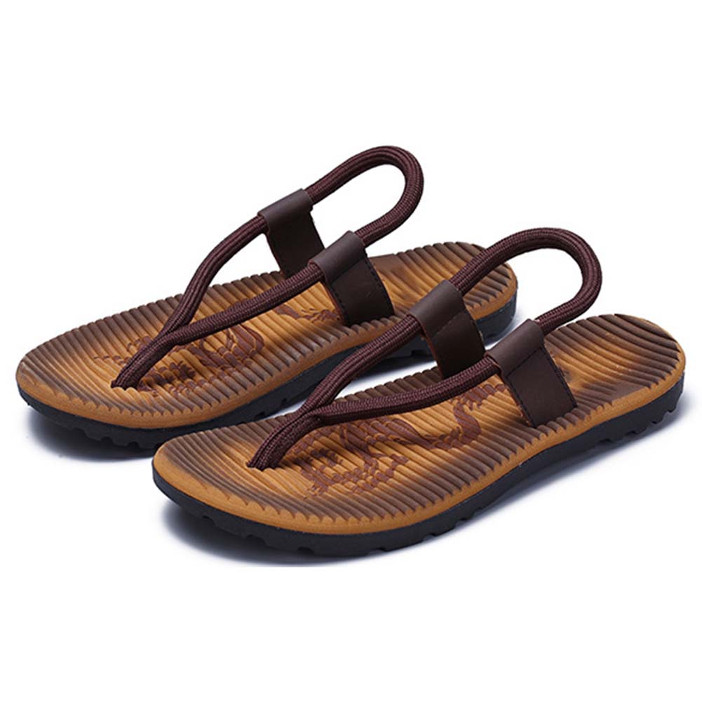 Summer Herren Flip-Flops große Größe bequeme Clip-Toe-Hausschuhe Leichte, rutschfeste Soft Sohle Beach Pantoffeln zum Wandern – Detail 11