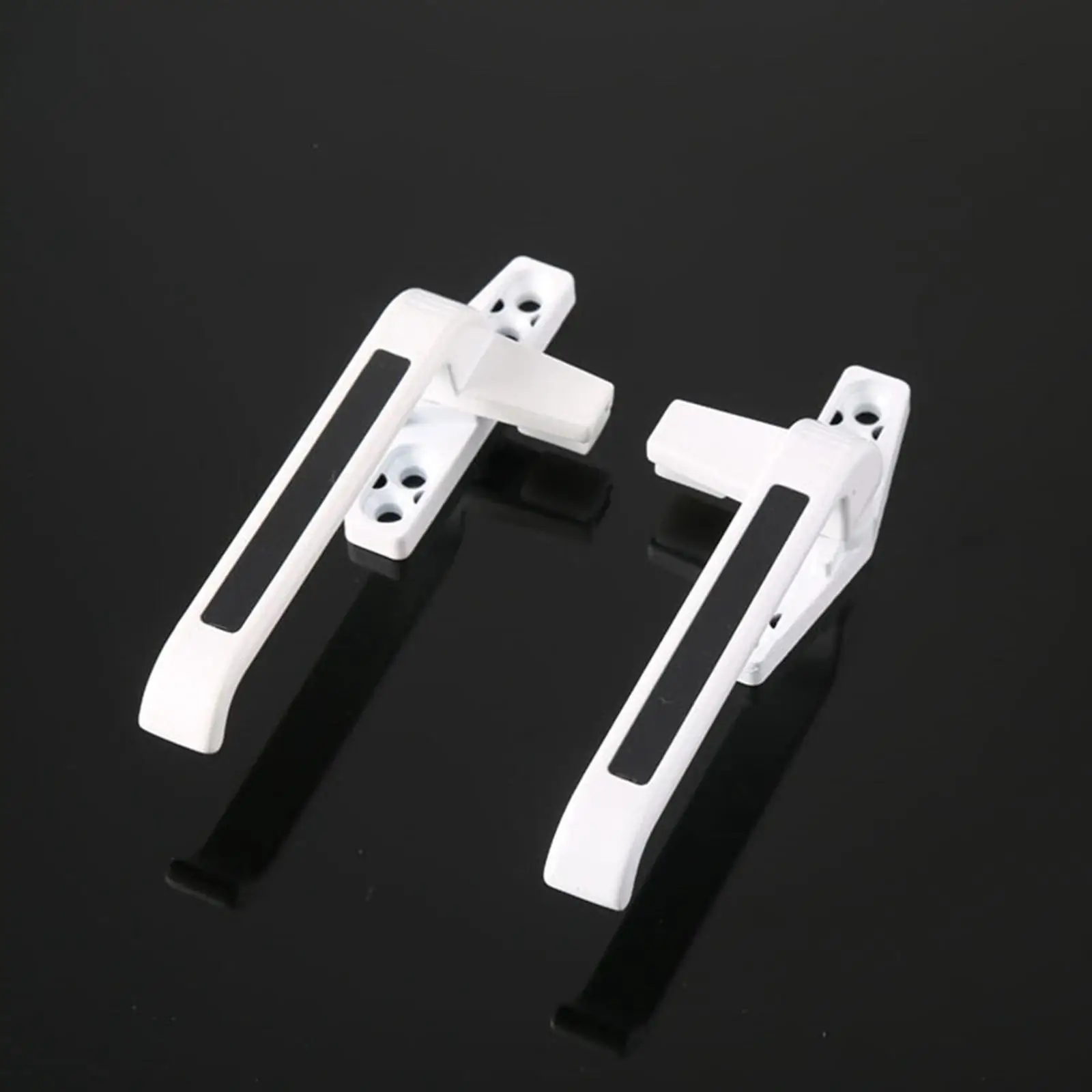2x Zinc Alloy Window Handle Locking Replacement Support Left Right Hand for Bathroom