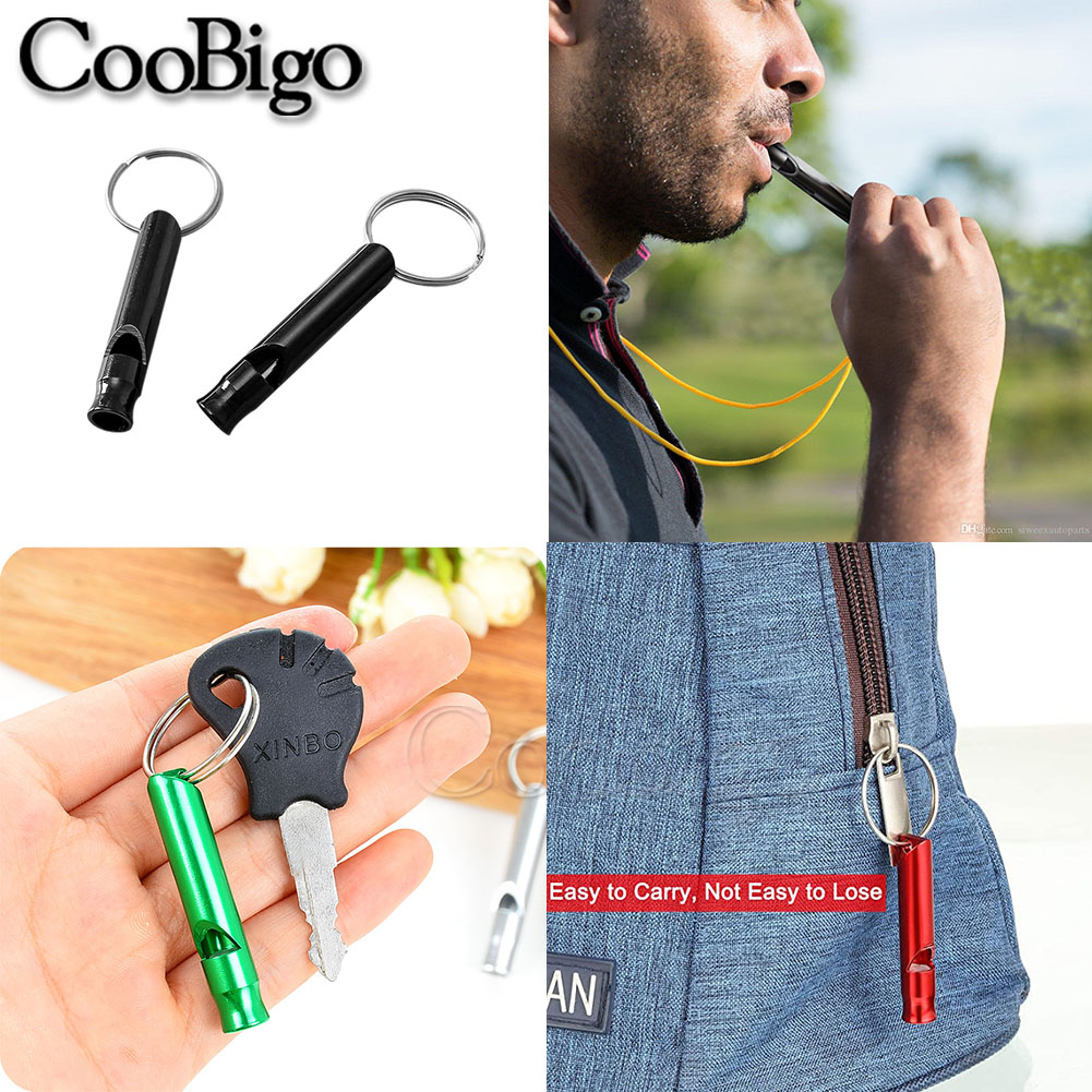 Description Picture 6 of item1pcs Portable Whistle Training Whistle Keychain Keyring Outdoor Backpack Camping Hiking Emergency Survival Tools Multifunctional